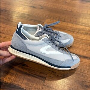 Tretorn Rawlins 2.0 Sneakers Shoes Lace Up Gray Navy Women's Size 7.5